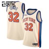 Camiseta Niños NBA New York Knicks Karl Anthony Towns 2025-26 Nike City Edition Blanco Swingman